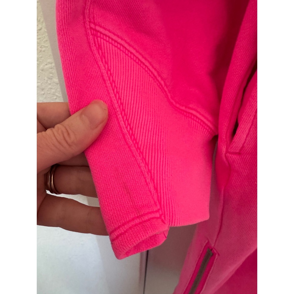 Free People Movement Spur of the Moment Pink Hooded Sweatshirt Dress Size Small - Picture 4 of 8